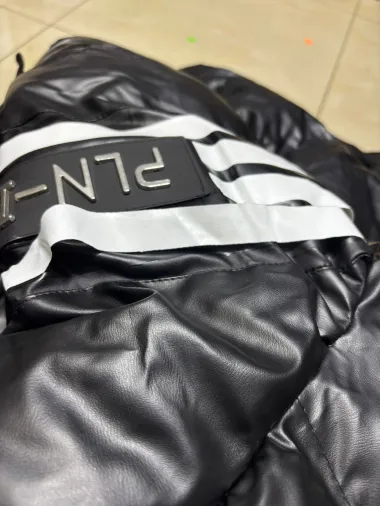 Geaca barbati groasa neagra de iarna cu defect DEF9025 D0-5